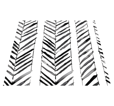 Office vinyl rug with black and white geometric design - TenStickers