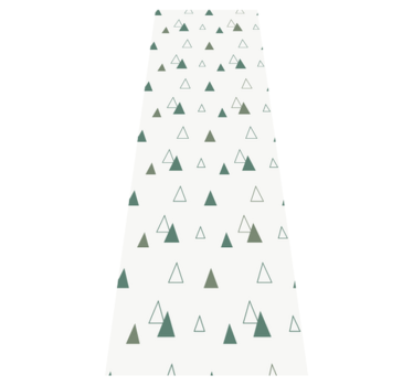 Triangles nature colours office vinyl rug - TenStickers