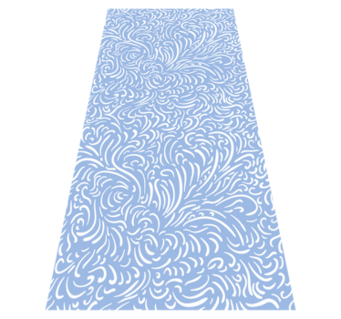 Frozen design office vinyl rug - TenStickers