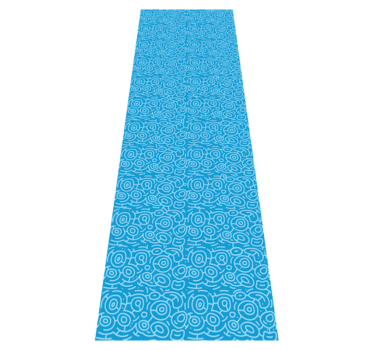 Office vinyl rug in abstract stains design - TenStickers