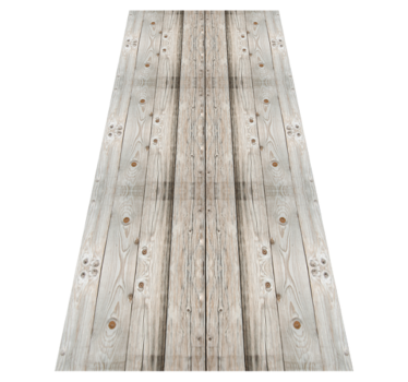 Office vinyl rug white pine wood effect - TenStickers