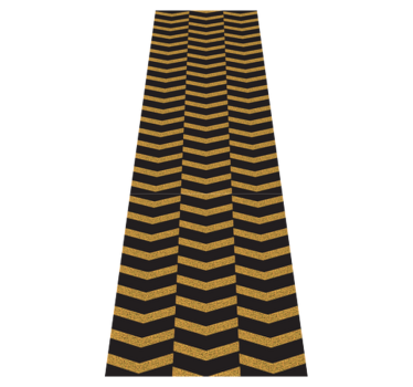 Office vinyl rug with marble gold lines - TenStickers