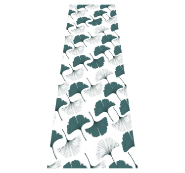 Office vinyl rug ginkgo leaves pattern - TenStickers