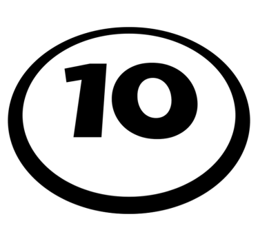 car number  vinyl carpet - TenStickers