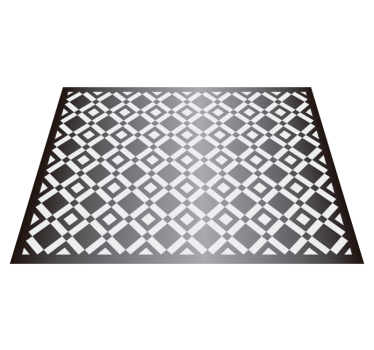 amazing tiles geometric vinyl carpet - TenStickers