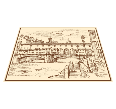 florence in italy living room carpet - TenStickers