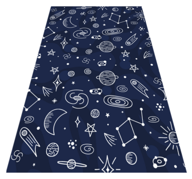 Whitin the Space kids vinyl carpet - TenStickers