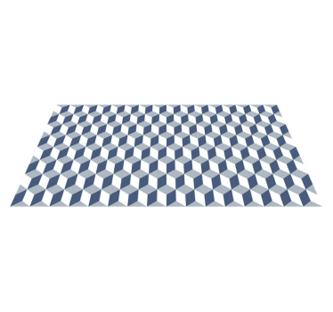tiles in blue tones contemporary rugs - TenStickers