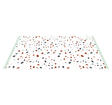 Stone mosaic vinyl flooring - TenStickers