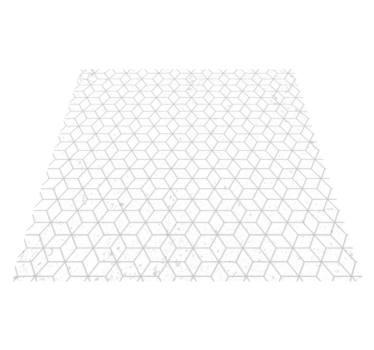 Geometric vinyl rug geometric cube illusion - TenStickers