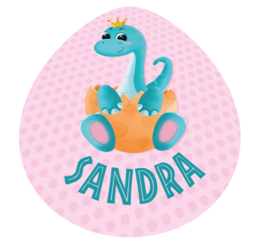 Personalized Dinosaur Graphic custom vinyl rug - TenStickers