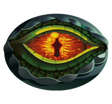 Conceptual Nature Eye nature vinyl rug - TenStickers