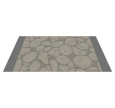 Paved tile pattern carpet runners for halls - TenStickers