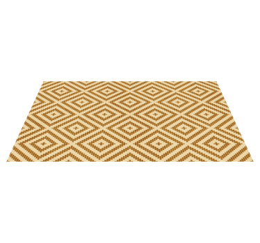 modern geometric diamonds carpet runners for halls - TenStickers