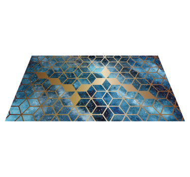Galaxy modern geometric carpets - TenStickers