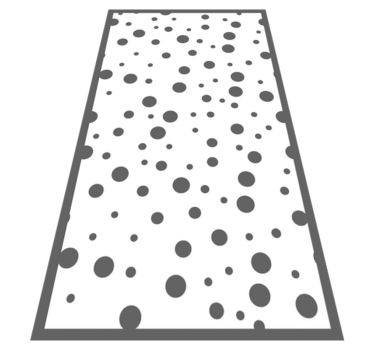 Grey and White Polka dots geometric carpets - TenStickers