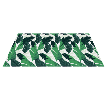 Banana leafs nature carpet - TenStickers