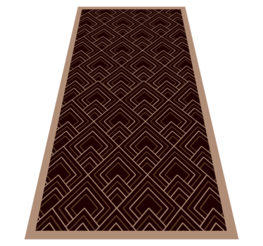 APPALACHIAN AREA RUG mosaic vinyl flooring - TenStickers