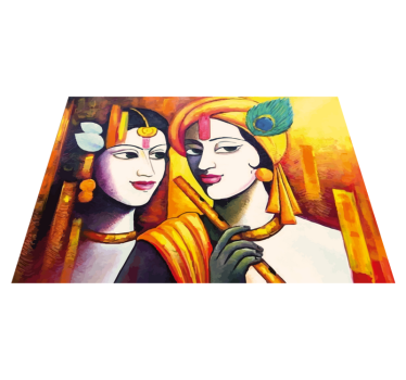 Modern art humans contemporary rugs - TenStickers