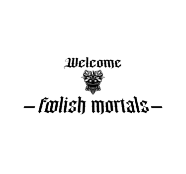 Welcome foolish mortals  entrance hall space - TenStickers