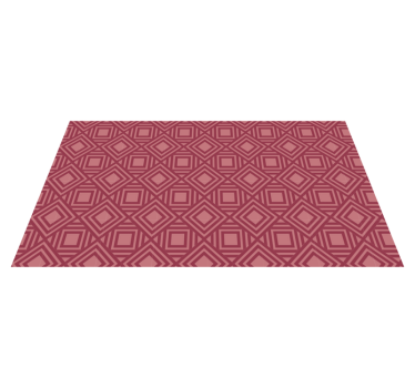 Diamond patterns geometric vinyl rug - TenStickers