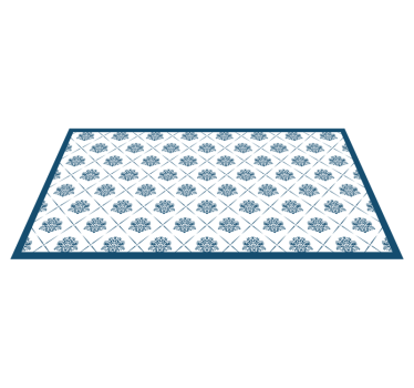 Traditional victorian tiles mat - TenStickers