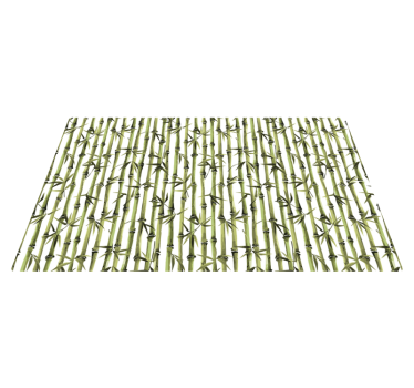 Bamboo pattern branches nature carpet - TenStickers