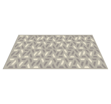 Abstract Herringbone geometric vinyl rugs - TenStickers