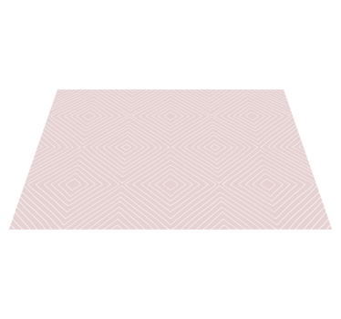 Diagonal Diamonds geometric vinyl rugs - TenStickers