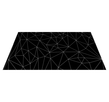Geometric lines geometric vinyl rug - TenStickers