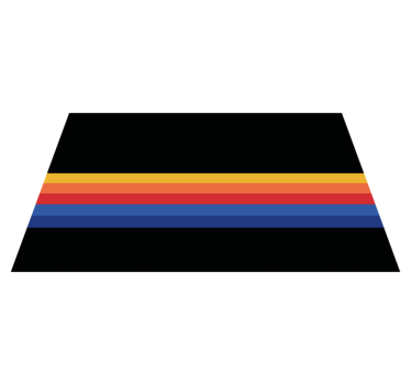 Minimalist Striped Accent stripes vinyl rug - TenStickers