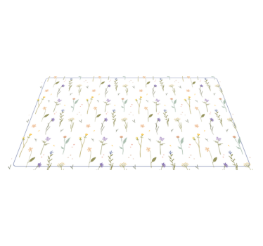 Small spring twigs branches nature floor rug - TenStickers