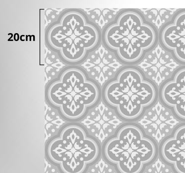 Grey Portuguese tile mat - TenStickers