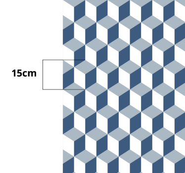 tiles in blue tones contemporary rugs - TenStickers