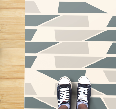 Abstract geometric ceramic tiles carpet runners for halls - TenStickers
