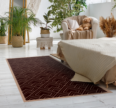 APPALACHIAN AREA RUG mosaic vinyl flooring - TenStickers