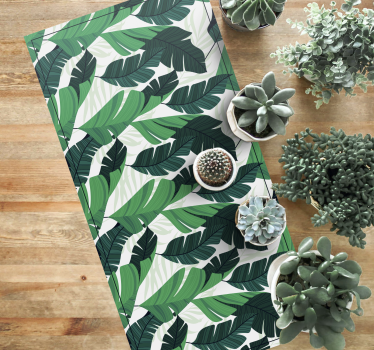Banana leafs nature carpet - TenStickers
