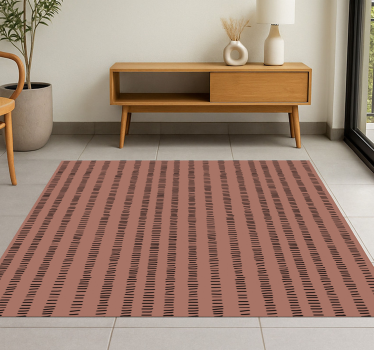 Dash line design outdoor vinyl rug - TenStickers
