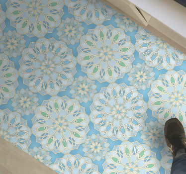 Dreamy stained glass tile mat - TenStickers