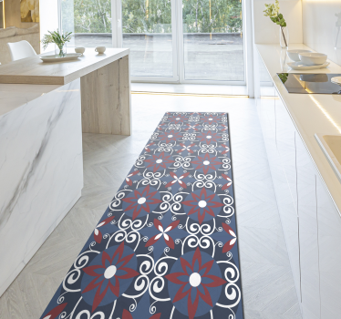 Fleur de Lis Beija tile mat - TenStickers