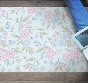 Floral Pastel Design carpet roses - TenStickers