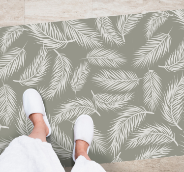 Foliage Botanical Concept nature vinyl rug - TenStickers