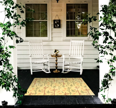 fresh bamboo vinyl rug wood effect vinyl flooring - TenStickers