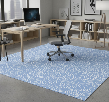 Frozen design office vinyl rug - TenStickers