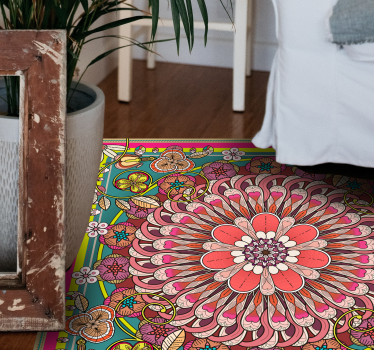 Geometric colorful mandalas geometric carpets - TenStickers