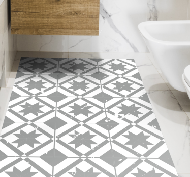 Gray pantone tiles tile mat - TenStickers