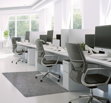 Grey texture office carpet - TenStickers