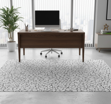 Office vinyl rug trendy sunglasses design - TenStickers