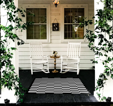 Optical illusion stripes geometric carpets - TenStickers