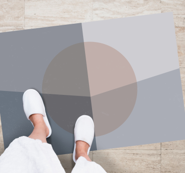Pink and gray geometric art geometric carpets - TenStickers
